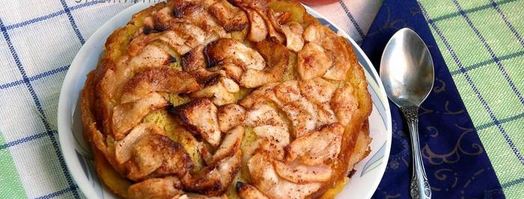 яблочный пирог-пудинг. Шаг 9