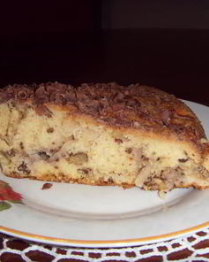 Яблочный пирог с орехами