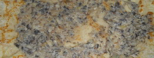 блинчатые пирожки с грибами улитки. Шаг 4