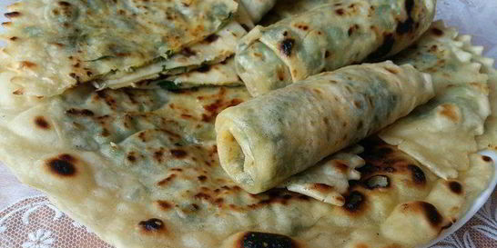 Кутабы с зеленью