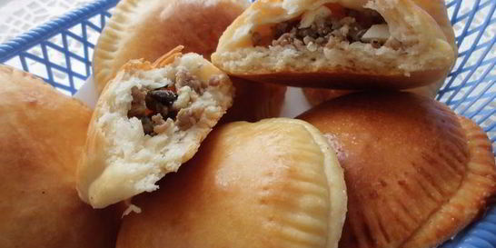 Легкие пирожки с мясом