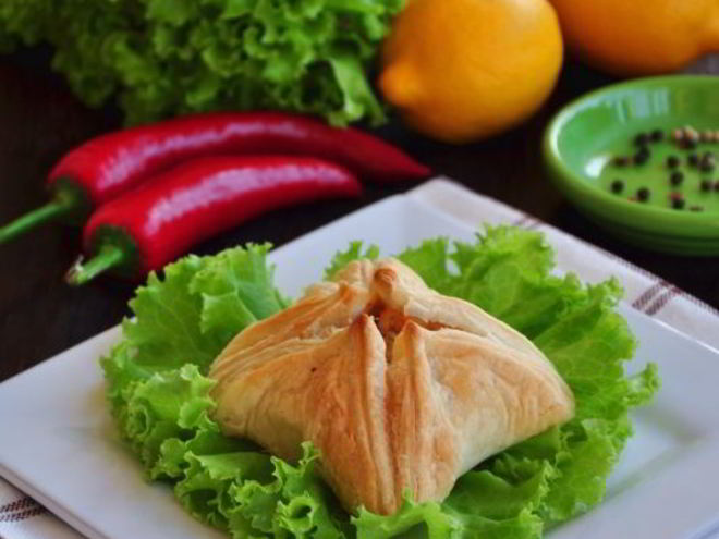 Рецепт неаполитанских пирожков с морепродуктами