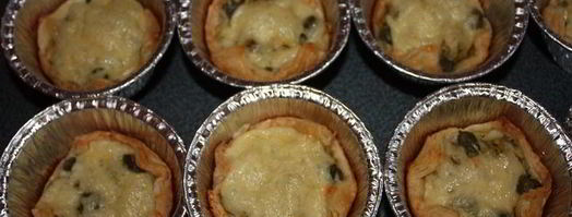 открытые пирожки из слоеного теста. Шаг 2