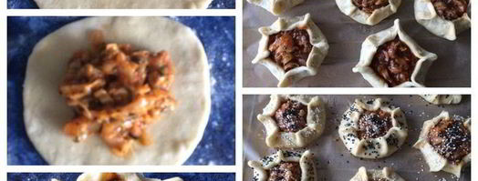 открытые пирожки с капустой. Шаг 4