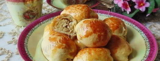 пирожки быстрые с курицей и яйцом. Шаг 16