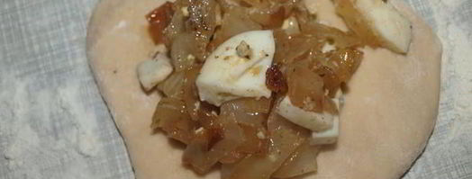 пирожки дрожжевые с капустой и мясом. Шаг 9