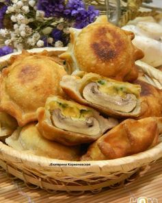 Пирожки Грибные бомбочки