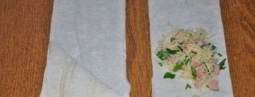 пирожки из лаваша. Шаг 3