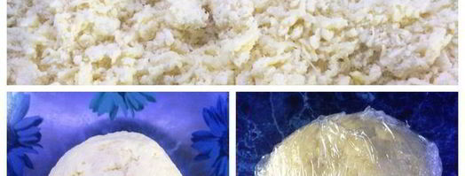 пирожки из сырного теста с капустой и вишней. Шаг 2