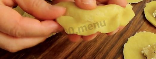 пирожки из теста на соде с творогом несладкие. Шаг 18