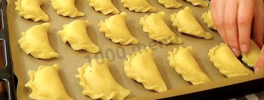 пирожки из теста на соде с творогом несладкие. Шаг 20