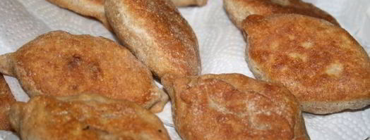 пирожки из цельнозернового теста с картофелем, индюшатиной, маслинами и зеленью. Шаг 14