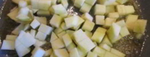 пирожки из творожного теста с яблоками. Шаг 3