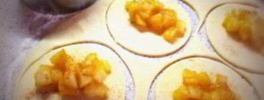 пирожки из творожного теста с яблоками. Шаг 4