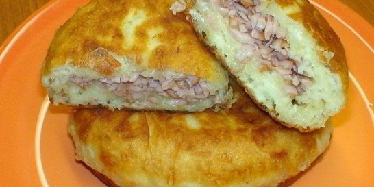 Пирожки на кефире жареные