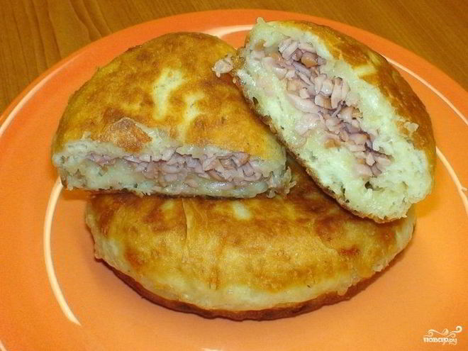 Рецепт пирожков на кефире жареные