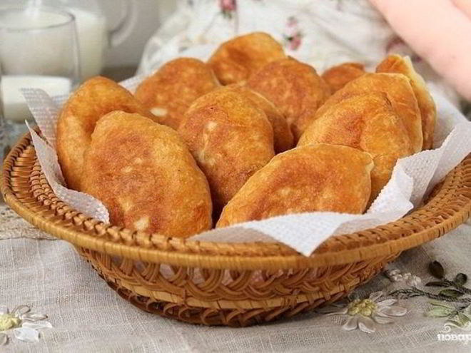 Рецепт пирожков на молоке без дрожжей