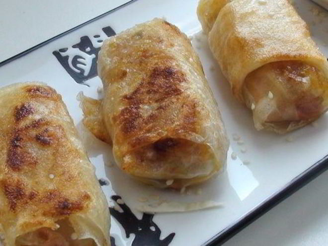 Рецепт пирожков по-китайски в рисовой бумаге