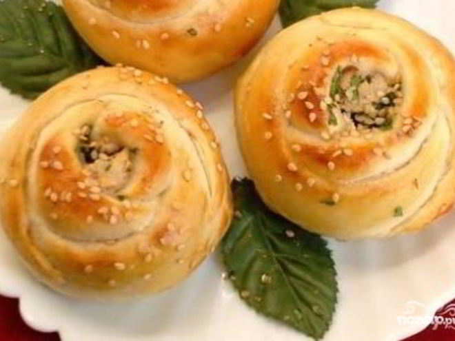 Рецепт пирожков розочки