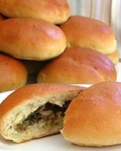 Пирожки с фаршем и капустой