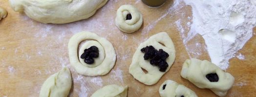 пирожки с изюмом. Шаг 9