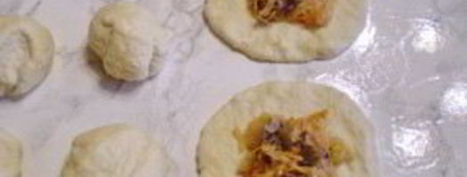 пирожки с капустой и грибами жареные. Шаг 11