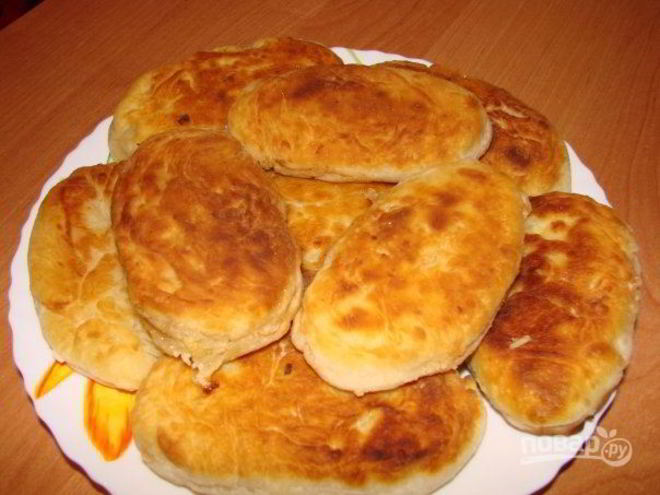 Рецепт пирожков с капустой и яйцом жареные