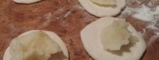 пирожки с картофелем на кефире. Шаг 5