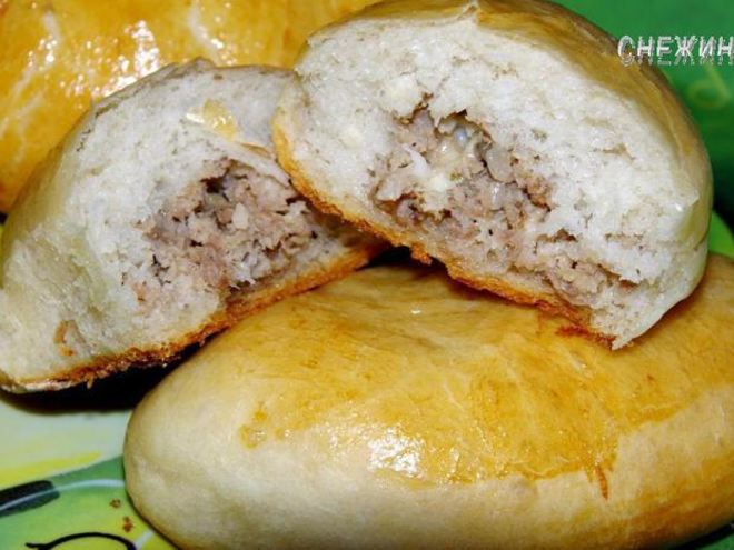 Рецепт пирожков с мясом и капустой, и пирожковый дракон