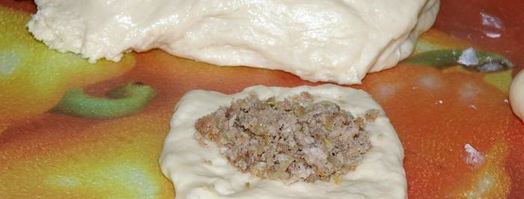 пирожки с мясом и капустой, и пирожковый дракон. Шаг 13