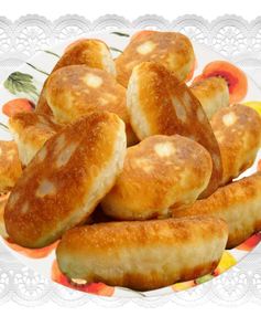 Пирожки с повидлом на сдобном тесте