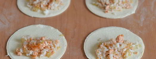 пирожки с рисом и семгой. Шаг 8