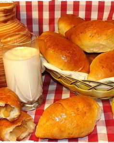 Пирожки с яблочно-лимонной начинкой