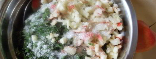пирожки со щавелем и яблоками. Шаг 3