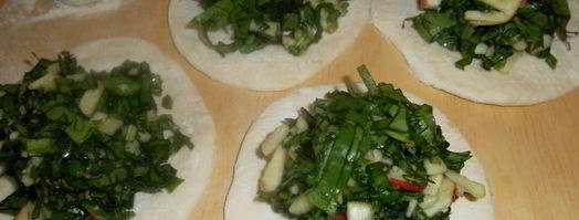 пирожки со щавелем и яблоками. Шаг 6