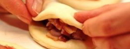 пирожки со шпиком. Шаг 12