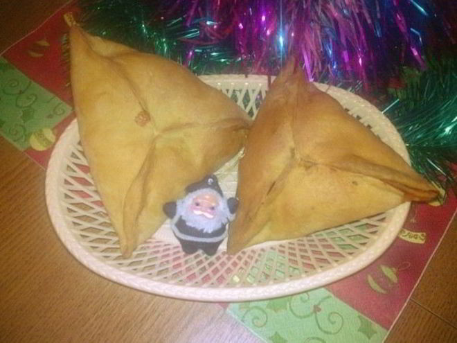 Рецепт пирожков треугольники