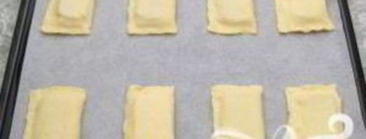 слоеные пирожки с ветчиной и сыром. Шаг 6