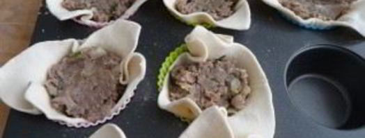 слоеные пирожки в аэрогриле. Шаг 2