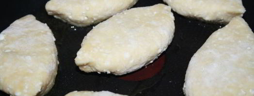 творожные пирожки с рубленой курицей. Шаг 6