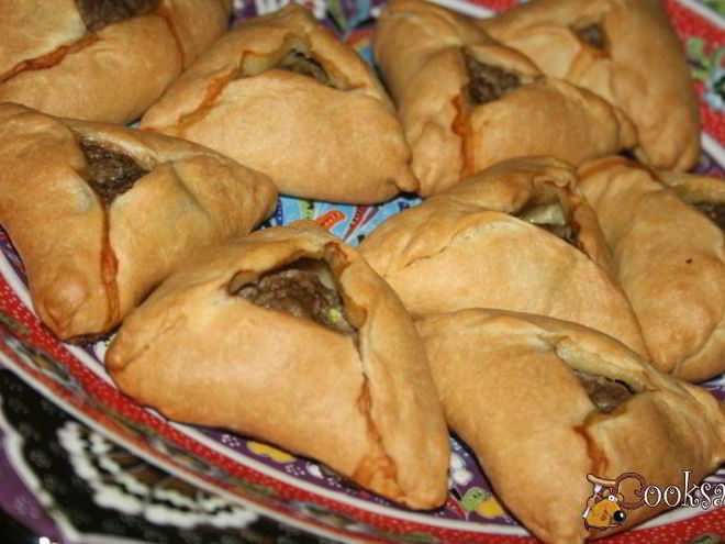 Рецепт эчпочмаков на бездрожжевом тесте с сочной начинкой из говядины и кабачка