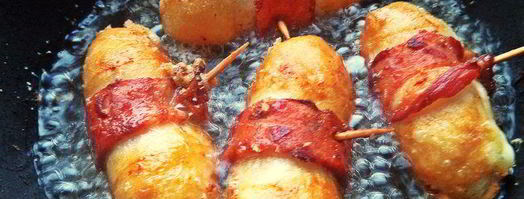 закусочные пирожки с сыром и ветчиной муравьи. Шаг 11