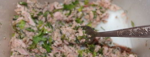 закусочные пирожки с тунцом и сыром джюгас. Шаг 4