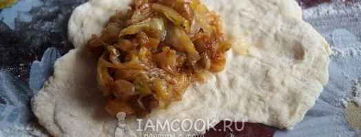 жареные пирожки с капустой. Шаг 12