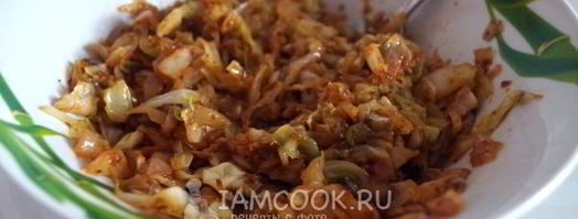 жареные пирожки с капустой. Шаг 6