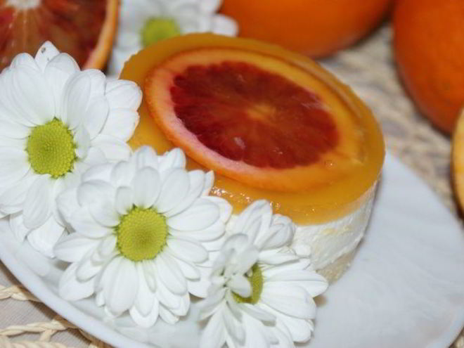 Рецепт апельсинового пирожного