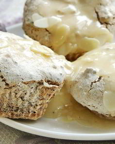 Белковое пирожное Ленивые макаронс