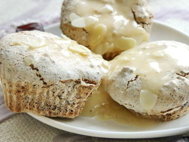 Рецепт белкового пирожного ленивые макаронс