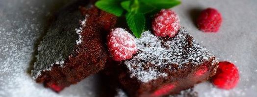 брауни на темном пиве с малиной. Шаг 7