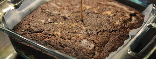 брауни пшеничный в шоколадной глазури. Шаг 4